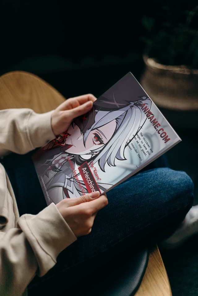 Hand Held Magazine Mockup